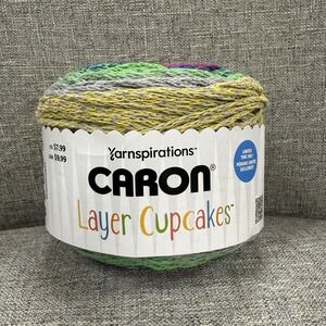 Caron Layer Cupcakes‎ Yarn Sunshiny Day 4 Medium 4.4oz 38003 NEW